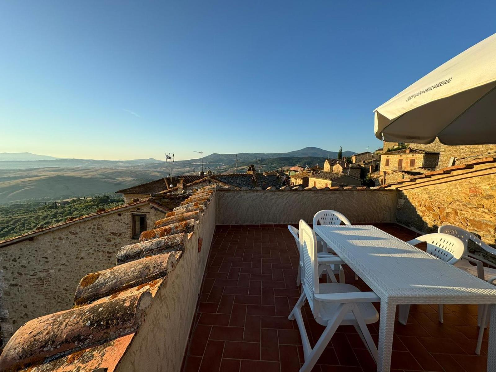 Ferienwohnung La Terrazza Sulla Val D'Orcia Castiglione dʼOrcia Exterior foto
